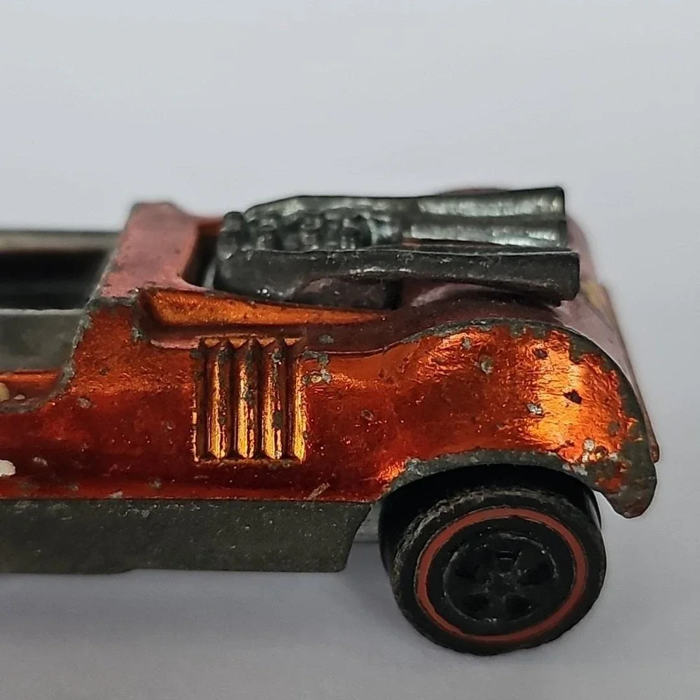 1969 Hot Wheels Peeping Bomb Orange Spectraflame Redline USA Diecast Car Vintage